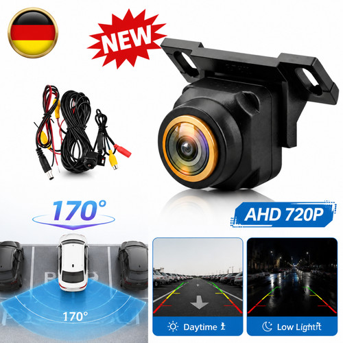 720p 170 ahd rückfahrkamera - 720p, 170°